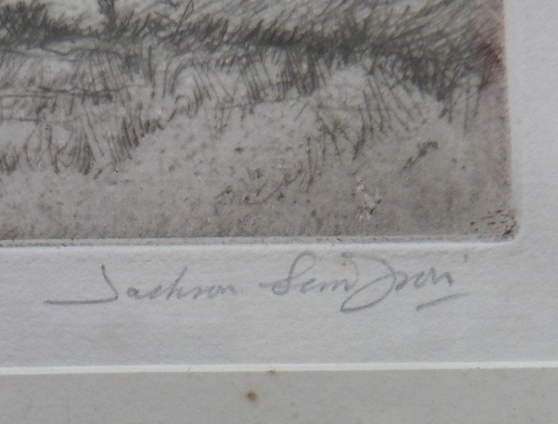 James Mcardle (Jackson Simpson) Limited edition Proof etching “Loch Katrine” (The silver strand) - Bild 3 aus 5
