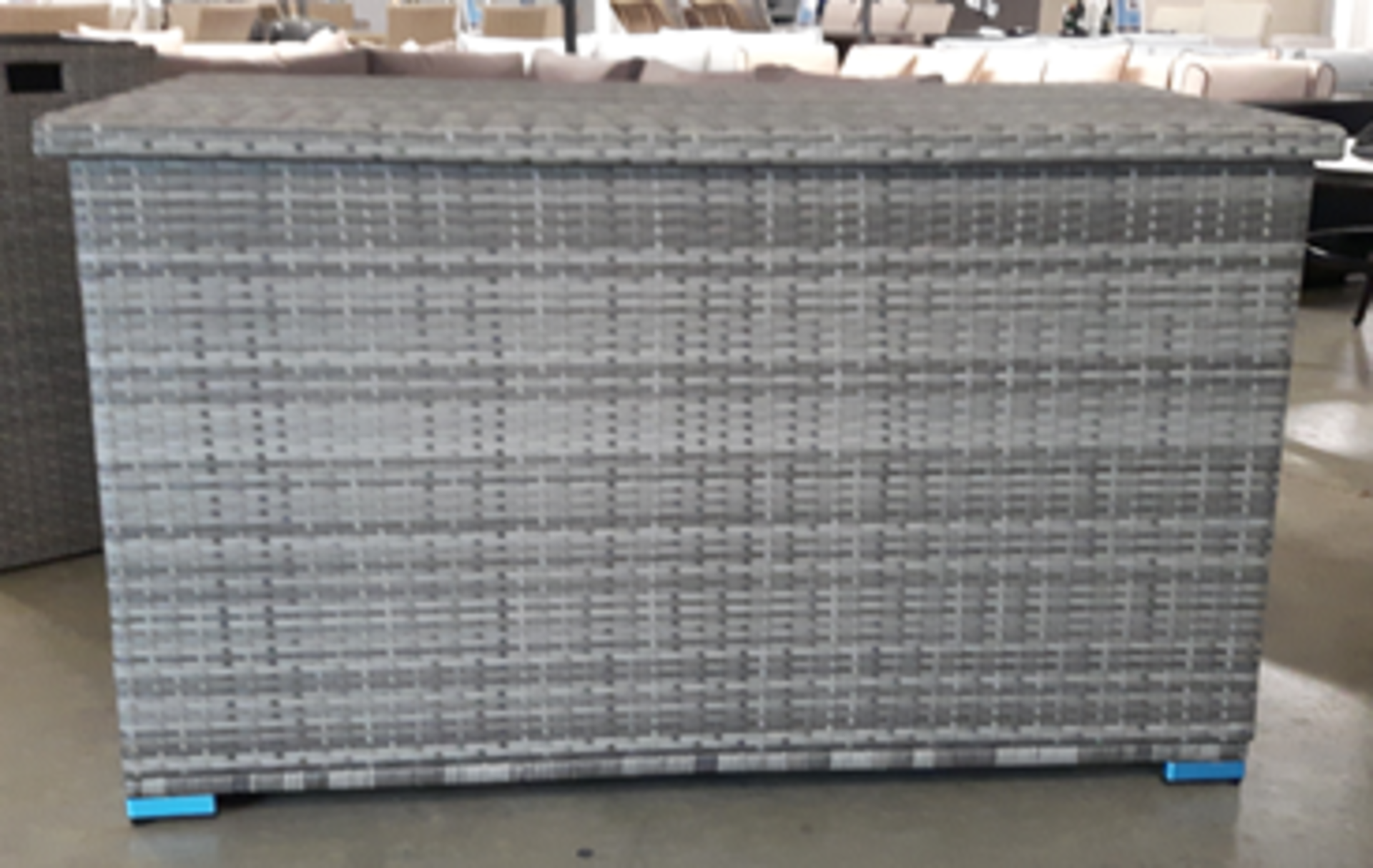 Luxury Storage Box Grey Mix Rattan