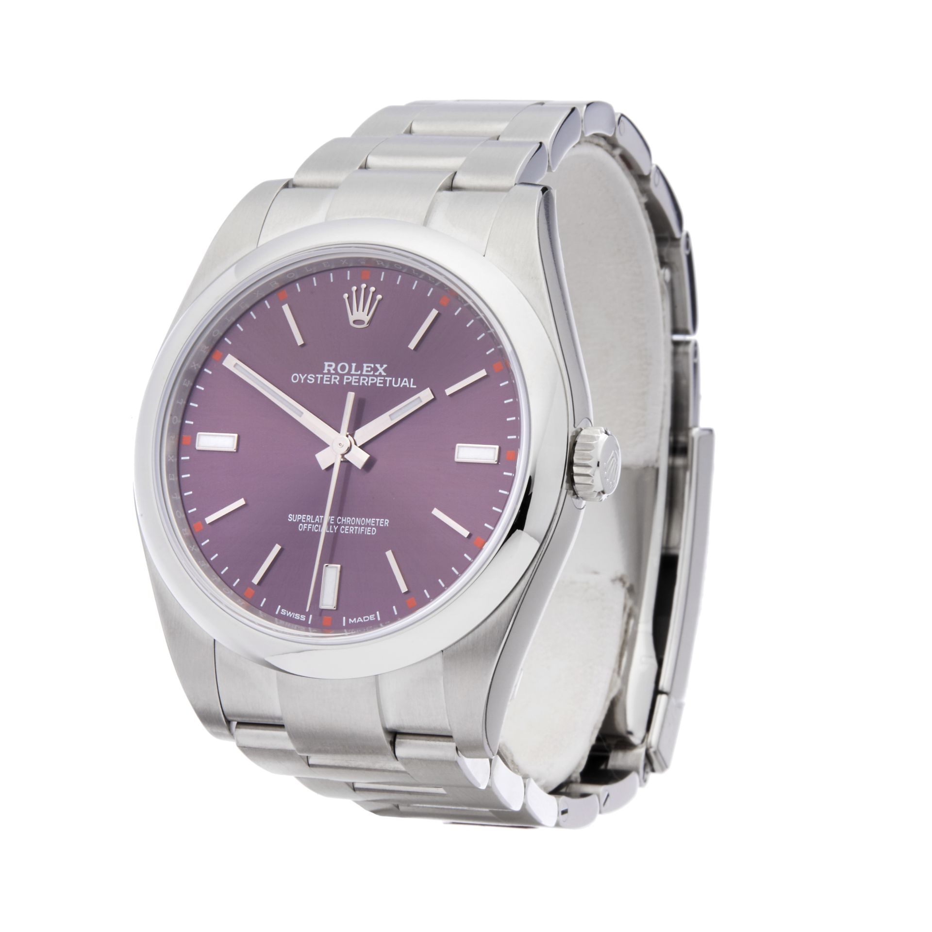 Rolex Oyster Perpetual Grape Stainless Steel - 114300 - Bild 3 aus 7