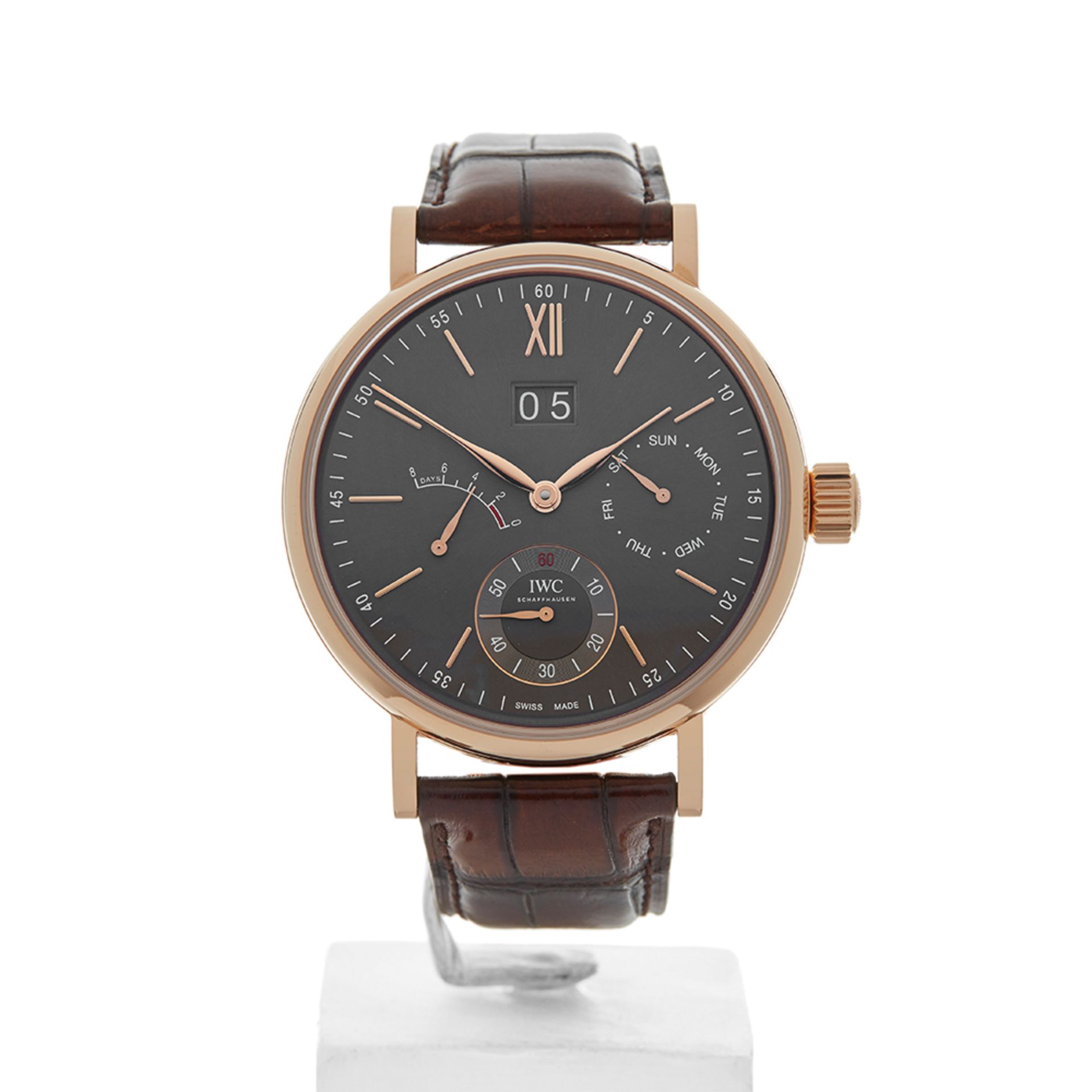 IWC Portofino Eight Days 45mm 18K Rose Gold - IW516203 - Image 2 of 9