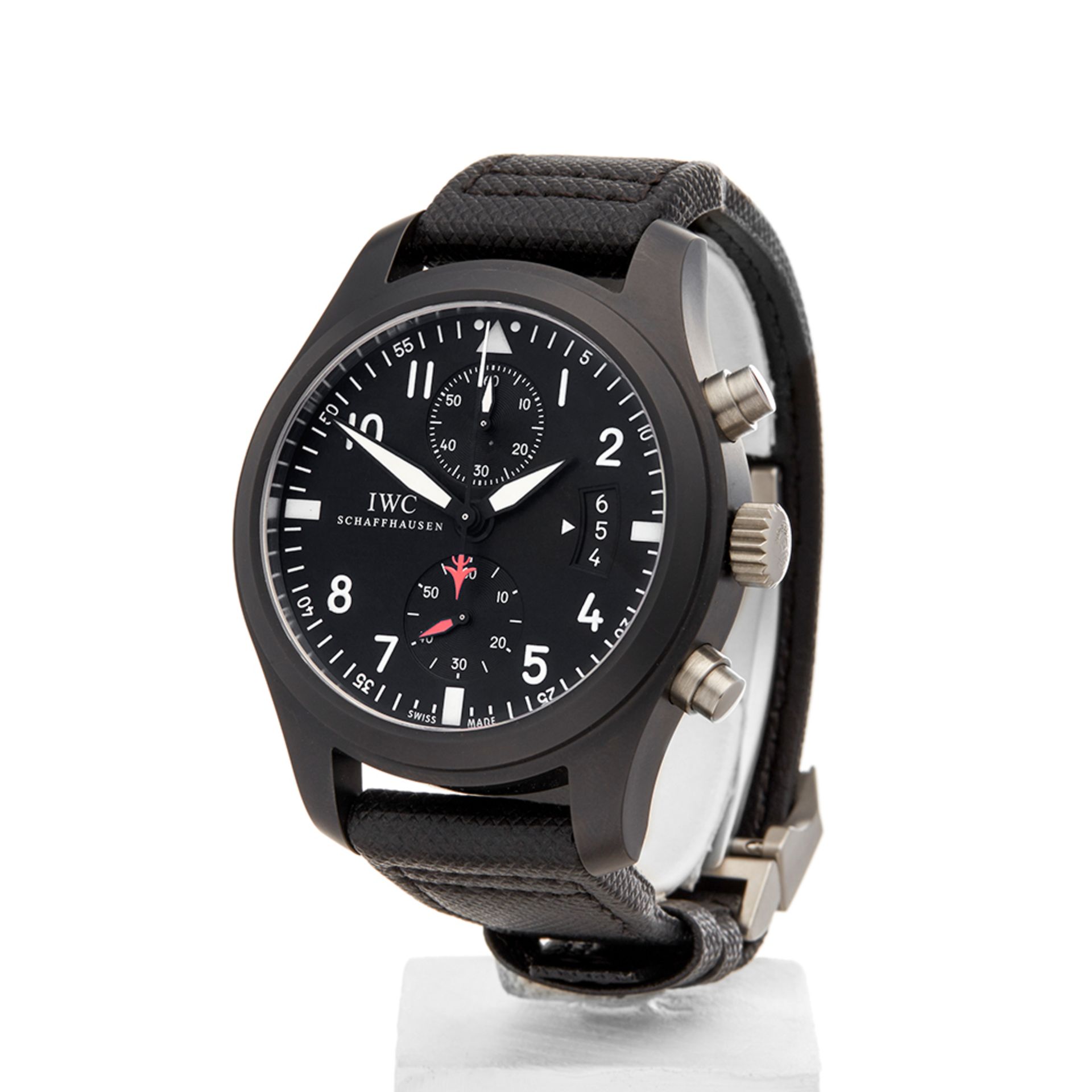 IWC Pilot's Chronograph Top Gun 46mm Ceramic - IW388007 - Image 3 of 8