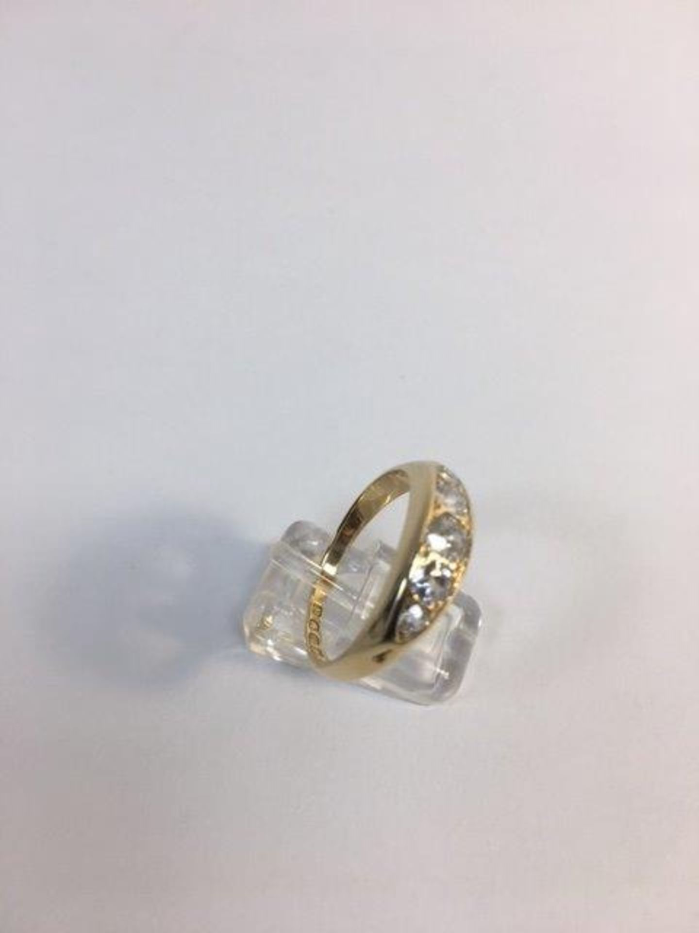 Edwardian 5 stone diamond ring - Image 3 of 3