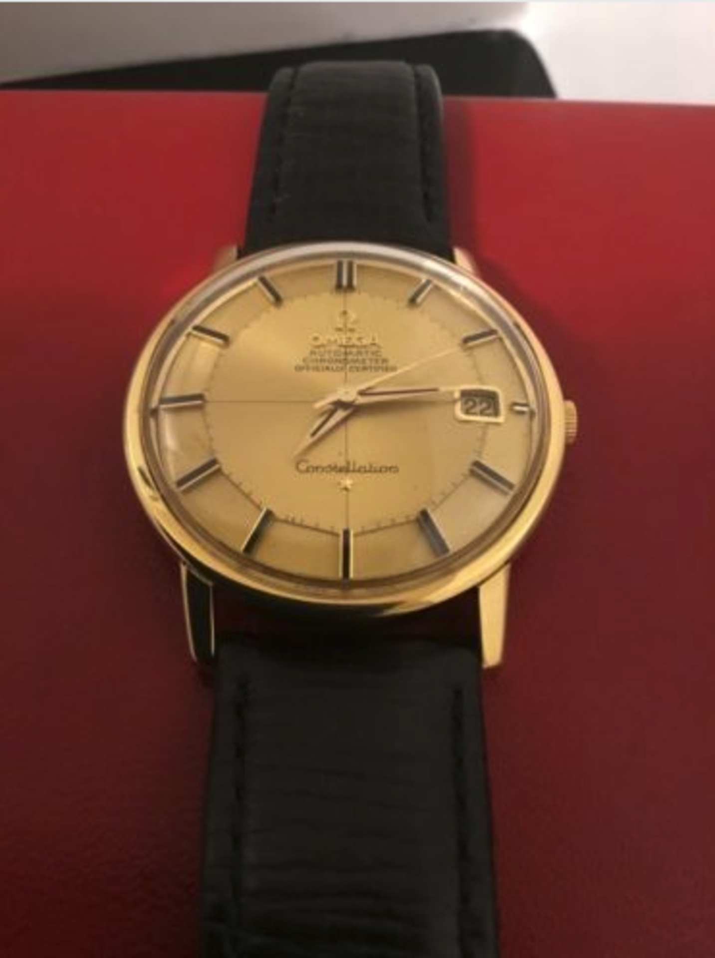 Rare 1960's 18ct Solid Gold Omega Constellation Automatic Chronometer