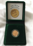 1980 QEII Full Proof Sovereign With COA