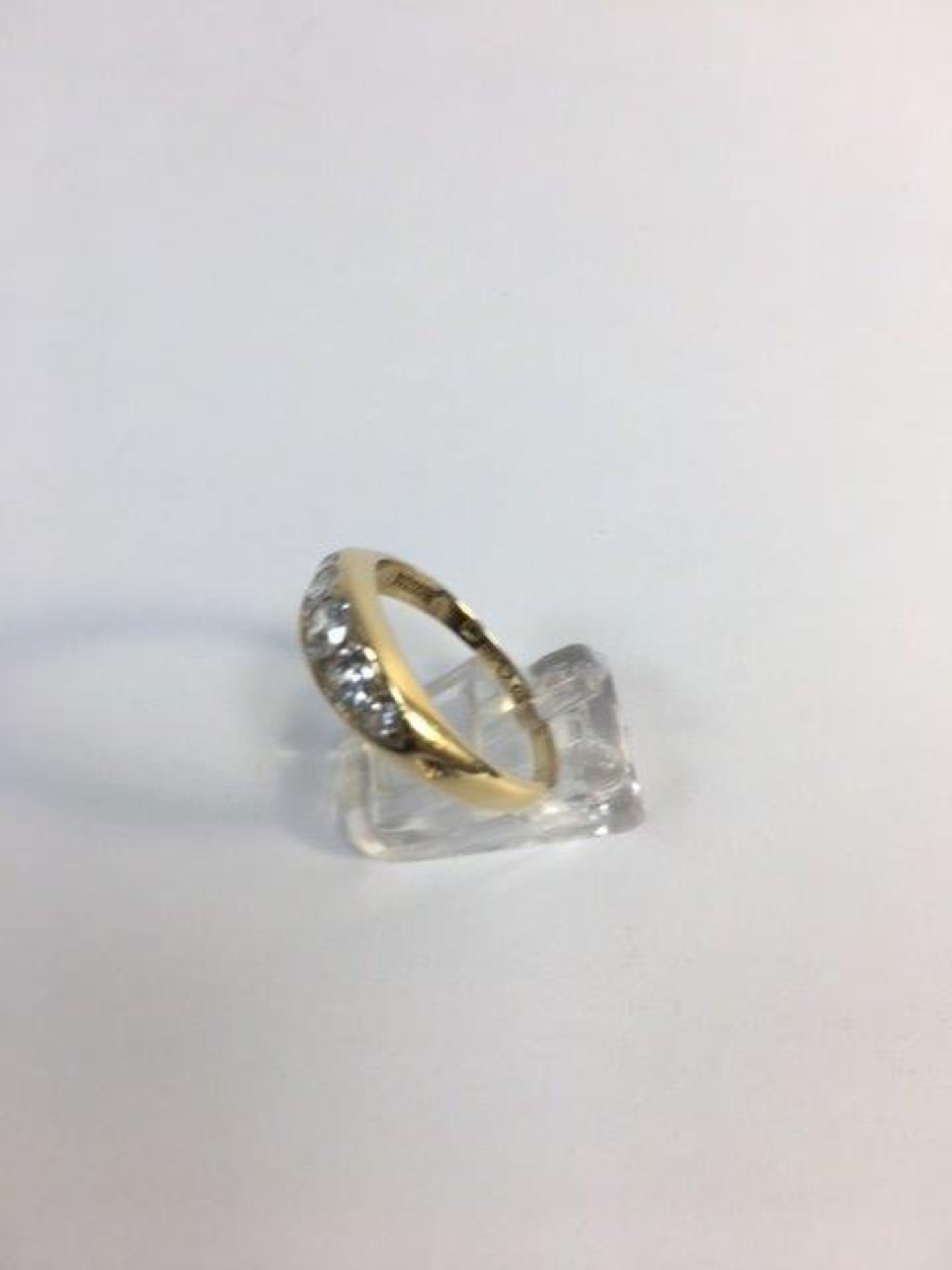 Edwardian 5 stone diamond ring - Image 2 of 3