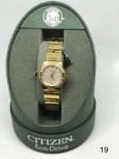 Citizen Womens Watch EP5202-59DW mother of pearl face ECO Drive