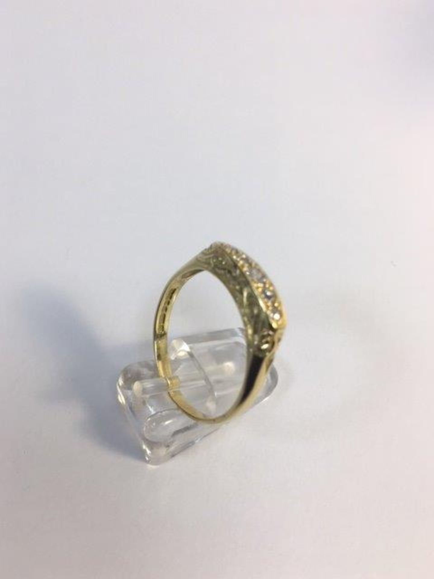 Edwardian 5 stone diamond decorative ring - Image 3 of 4