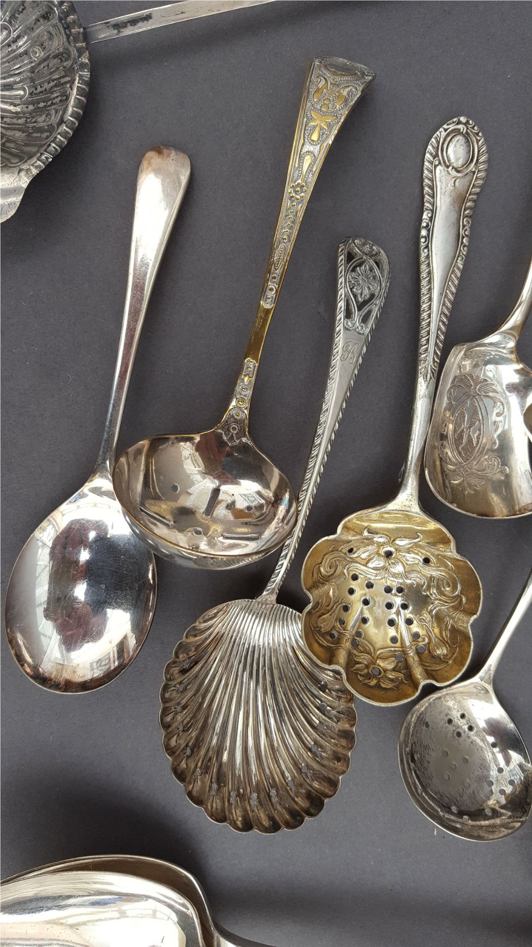 Vintage Flatware Includes Sugar Sifters Spoons & Ladle - Image 3 of 4