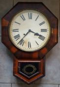 Antique Ansonia Regulator Wall Clock NO RESERVE