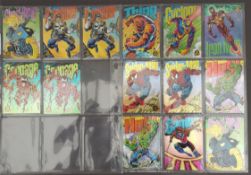 Collectable Marvel Cards Universe 1994 Power Blast 14 Fleer Cards in Total