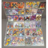 Collectable Marvel Cards X-Men 1997 A Total of 92 Cards