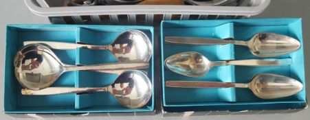 Antique Vintage & Retro Plated Flatware. Includes Boxed Sets. NO RESERVE