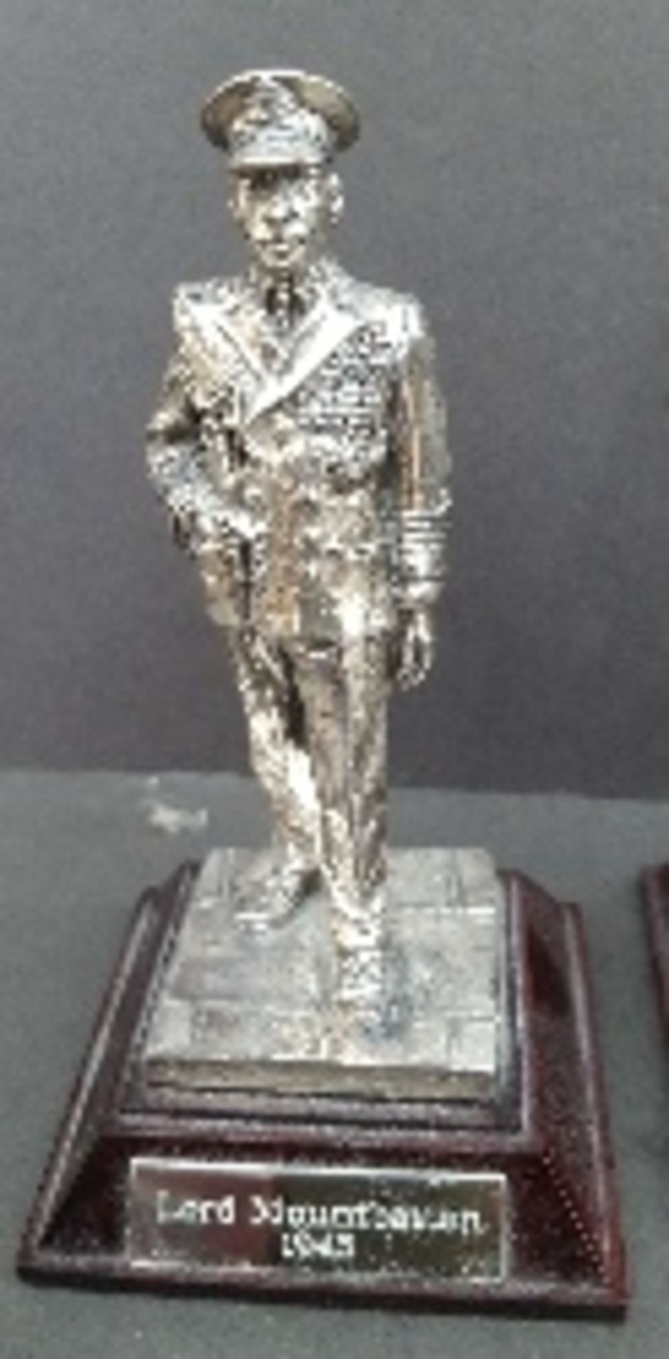 6 Vintage Royal Hampshire Pewter Military Figures Includes Churchill Paratrooper & Battle of Britain - Image 5 of 7