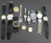 Vintage Parcel of 12 Assorted Wrist Watches NO RESERVE