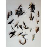 32 Assorted Fishing Flies in box