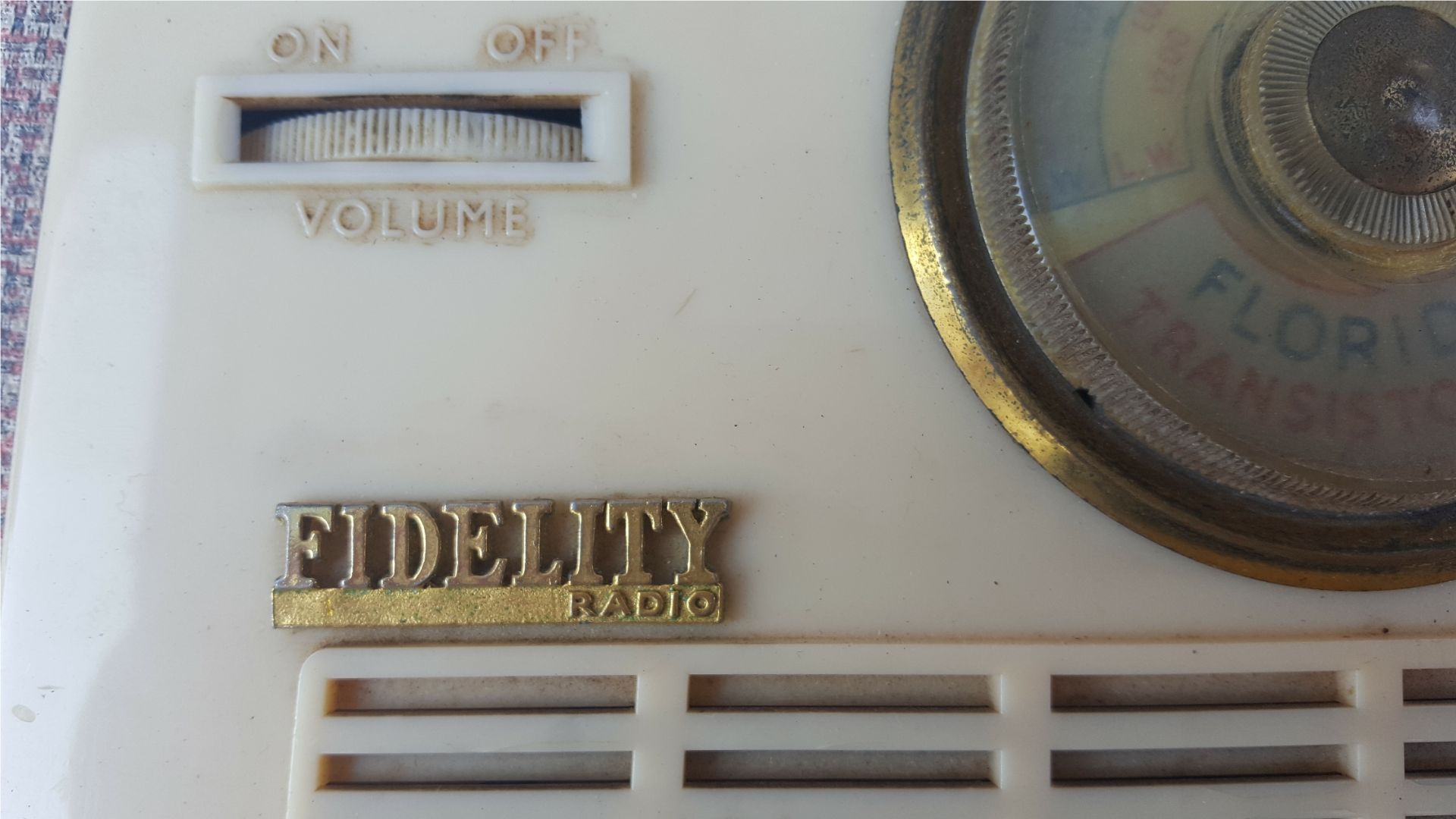 Vintage Retro Portadyme Record Player & Fidelity Radio - Image 4 of 5