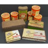 Antique Vintage Retro Parcel of 10 Collectors Tins NO RESERVE