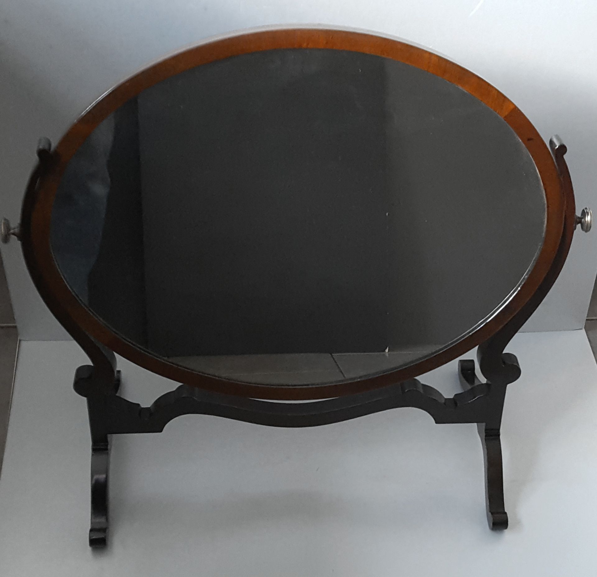 Antique Edwardian Table Top Swivel Mirror - Image 2 of 2
