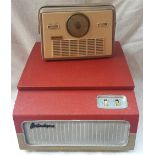 Vintage Retro Portadyme Record Player & Fidelity Radio