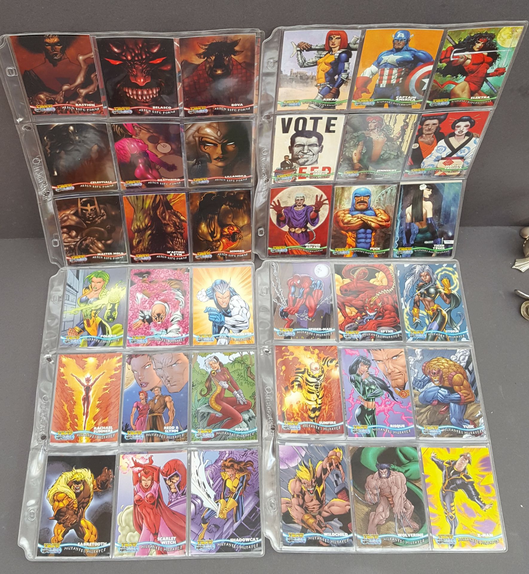 Collectable Marvel Cards X-Men 1997 A Total of 92 Cards - Image 2 of 3