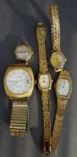 Vintage Retro Parcel of Wrist Watches Includes Rotary Sekonda Montine & Timex