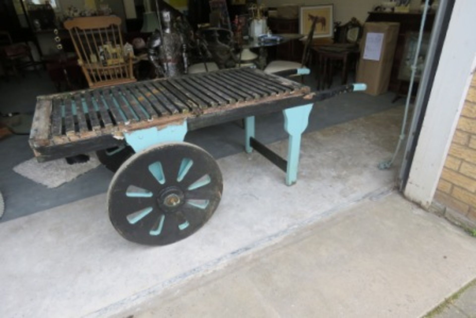 Traditional Wooden Traders Barrow / Hand Cart - Image 2 of 3