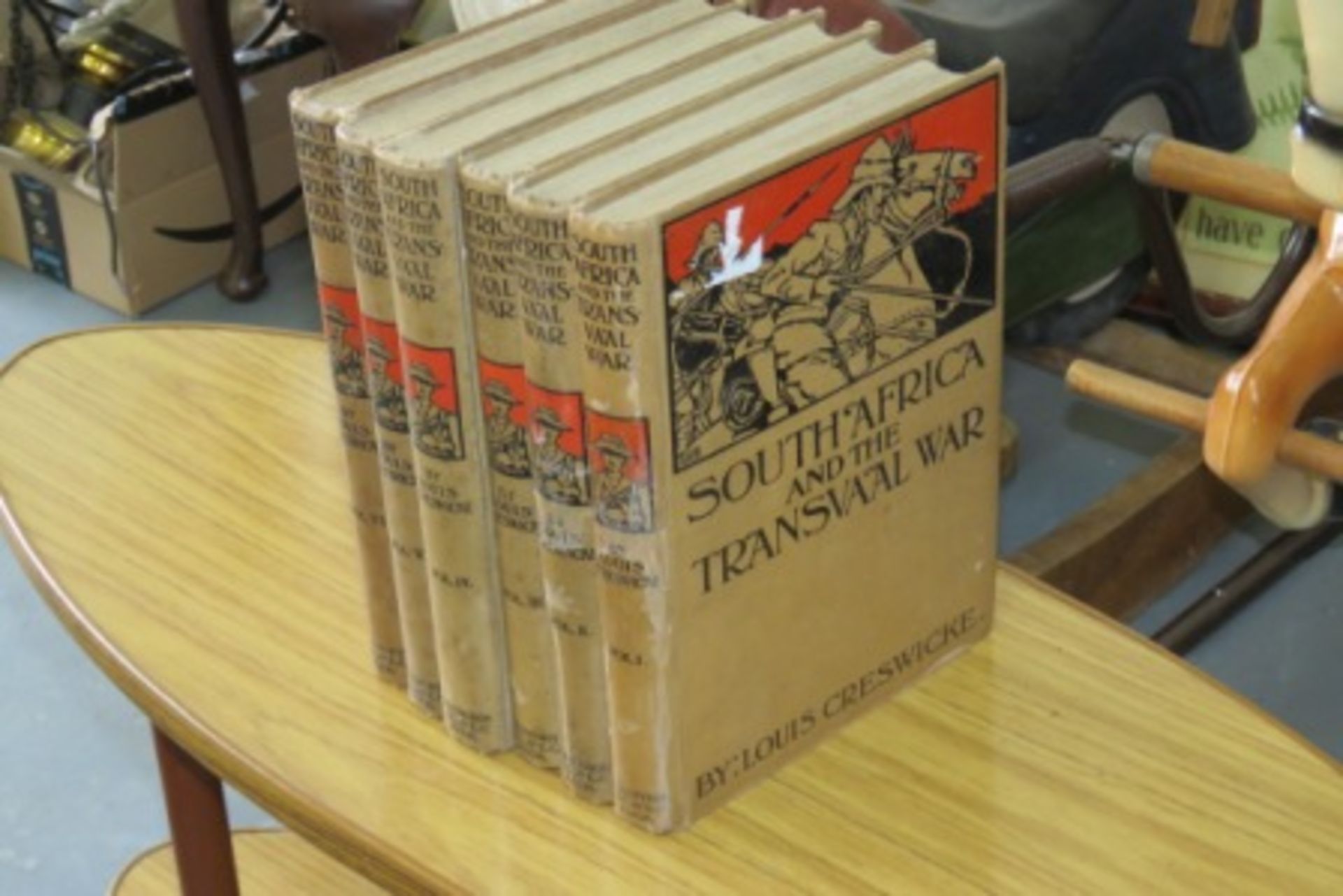 Antique Books Dated 1900 - South Africa The Transvaal War - 6 Volumes