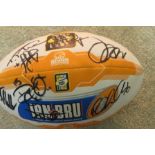 Signed Rugby Ball By Salford Reds 2014 Squad