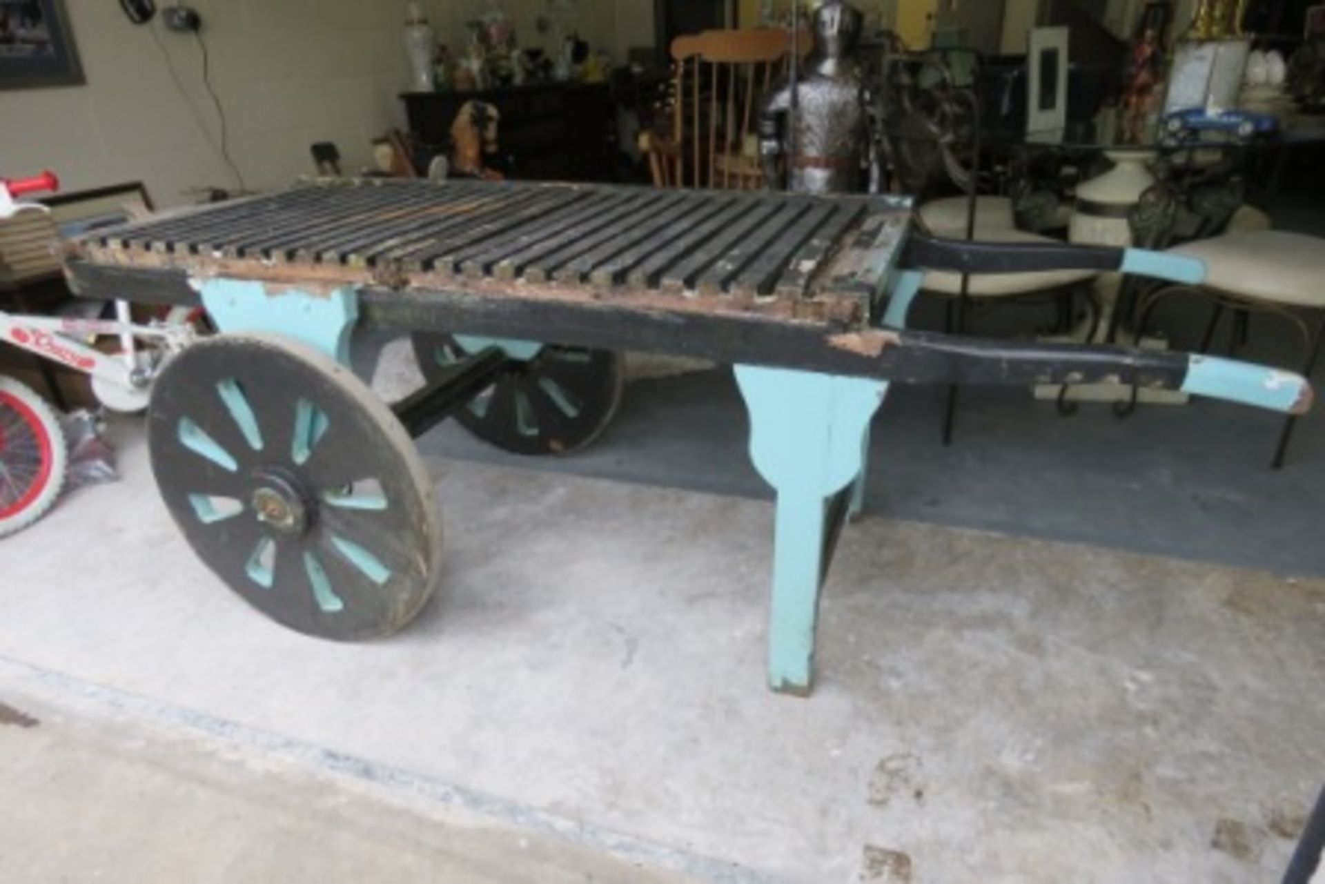 Traditional Wooden Traders Barrow / Hand Cart - Image 3 of 3