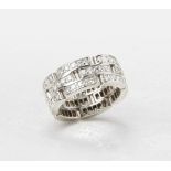 Cartier 18k White Gold Diamond Maillon Ring