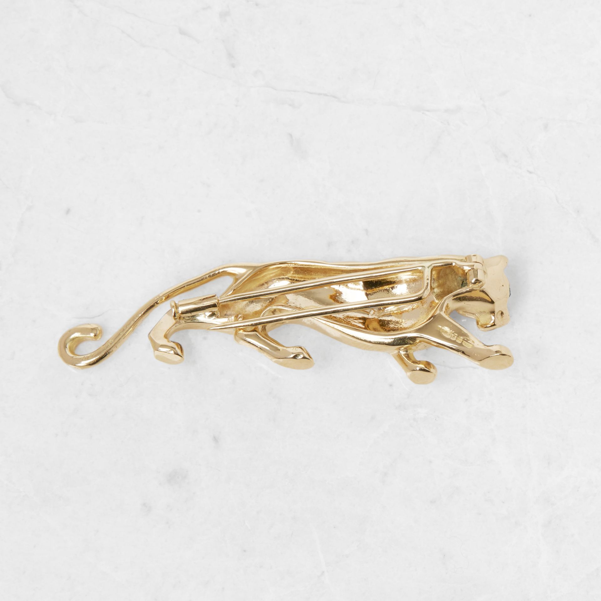 Cartier 18k Yellow Gold Panthère Brooch - Bild 2 aus 9