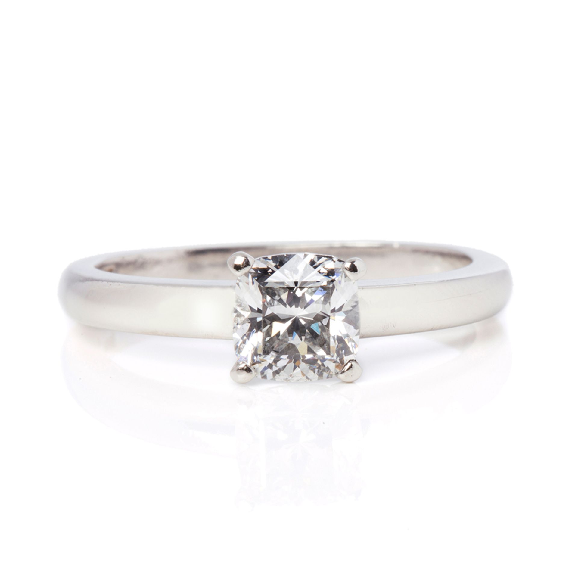Asprey Platinum 0.87ct Diamond Engagement Ring - Image 2 of 9