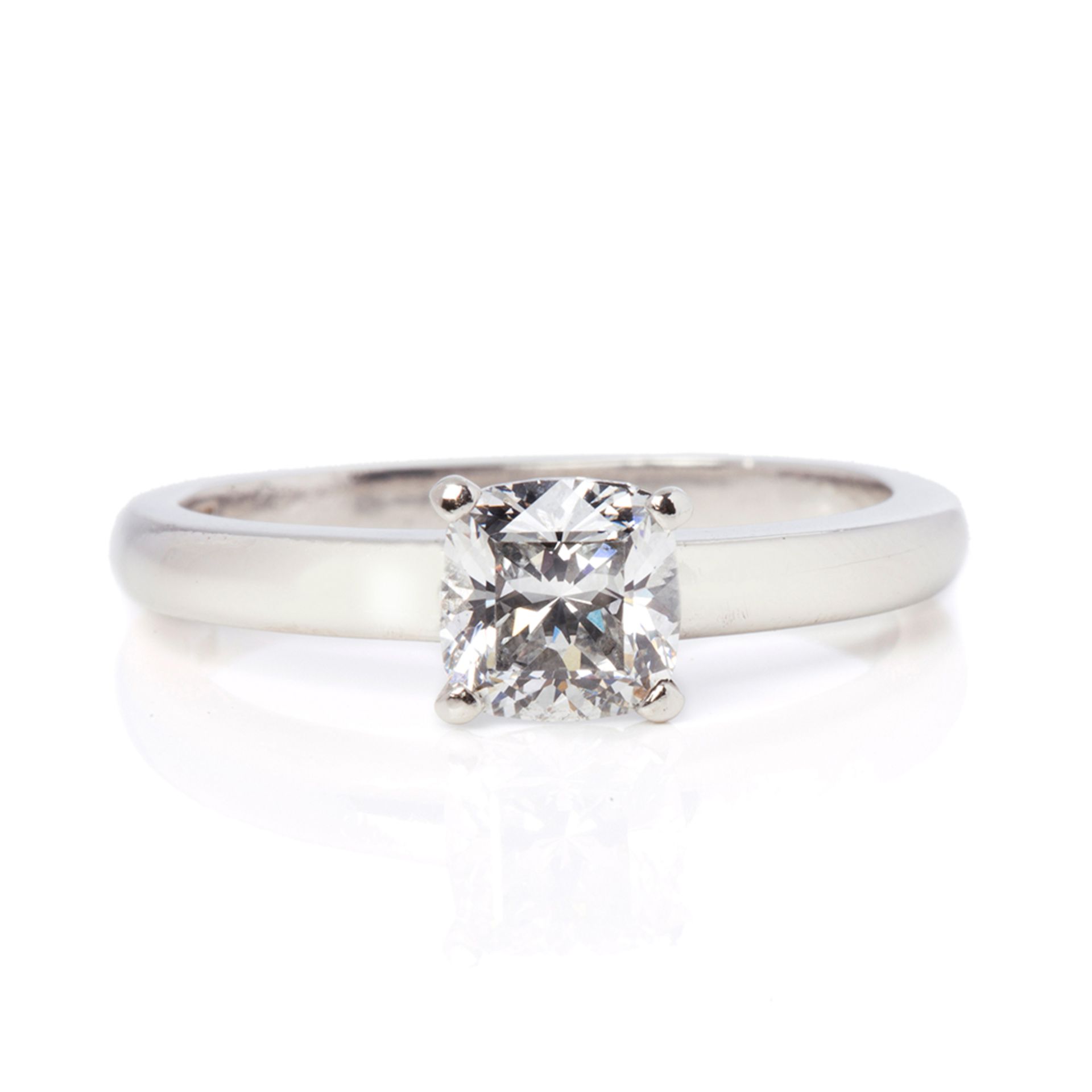 Asprey Platinum 0.87ct Diamond Engagement Ring - Bild 2 aus 9