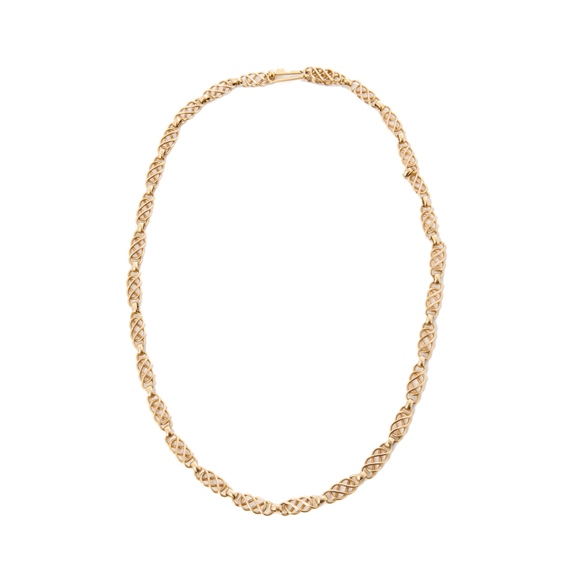 Georg Jensen 18k Yellow Gold Chain Vintage Necklace - Image 7 of 7
