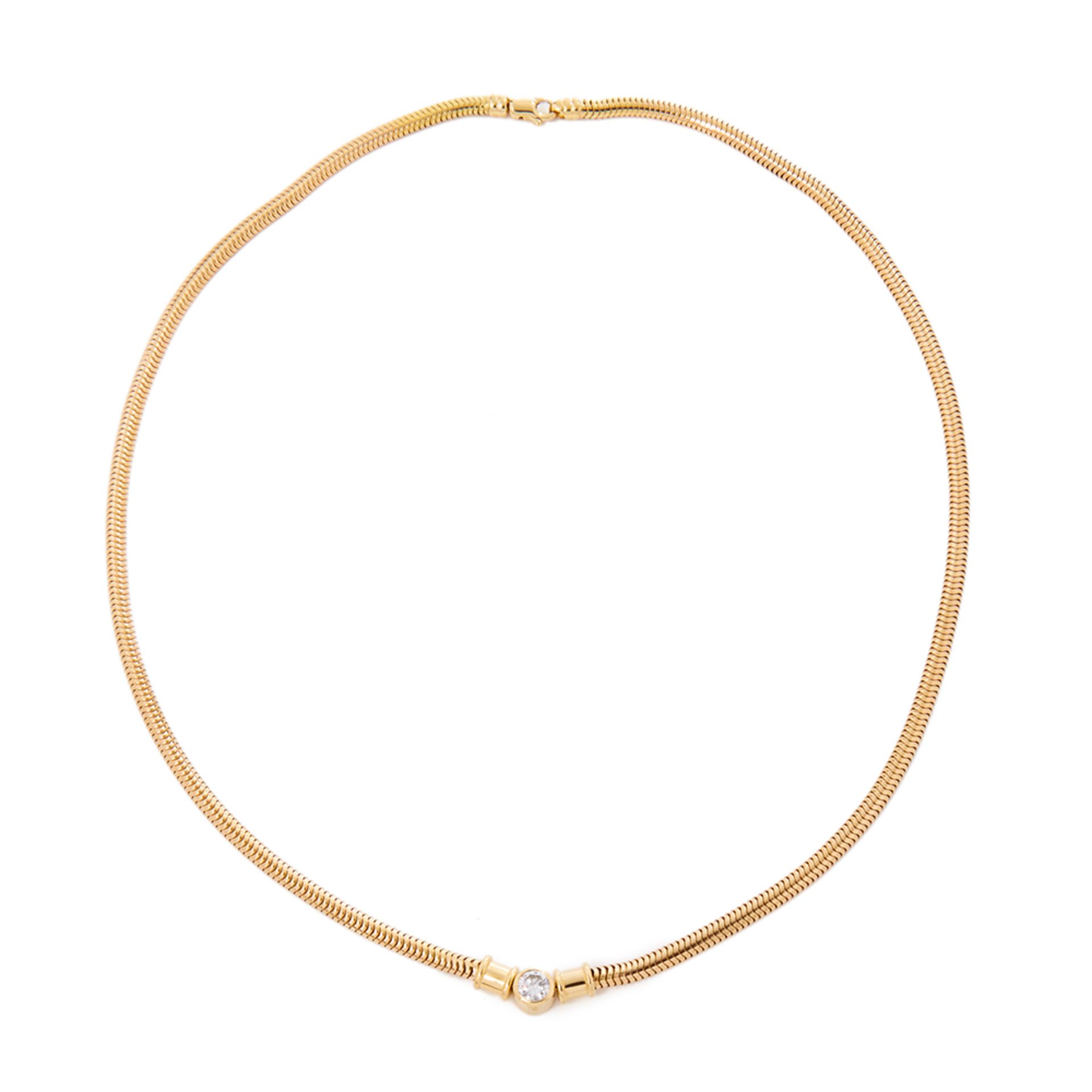 Theo Fennell 18k Yellow Gold Diamond Necklace - Image 6 of 7