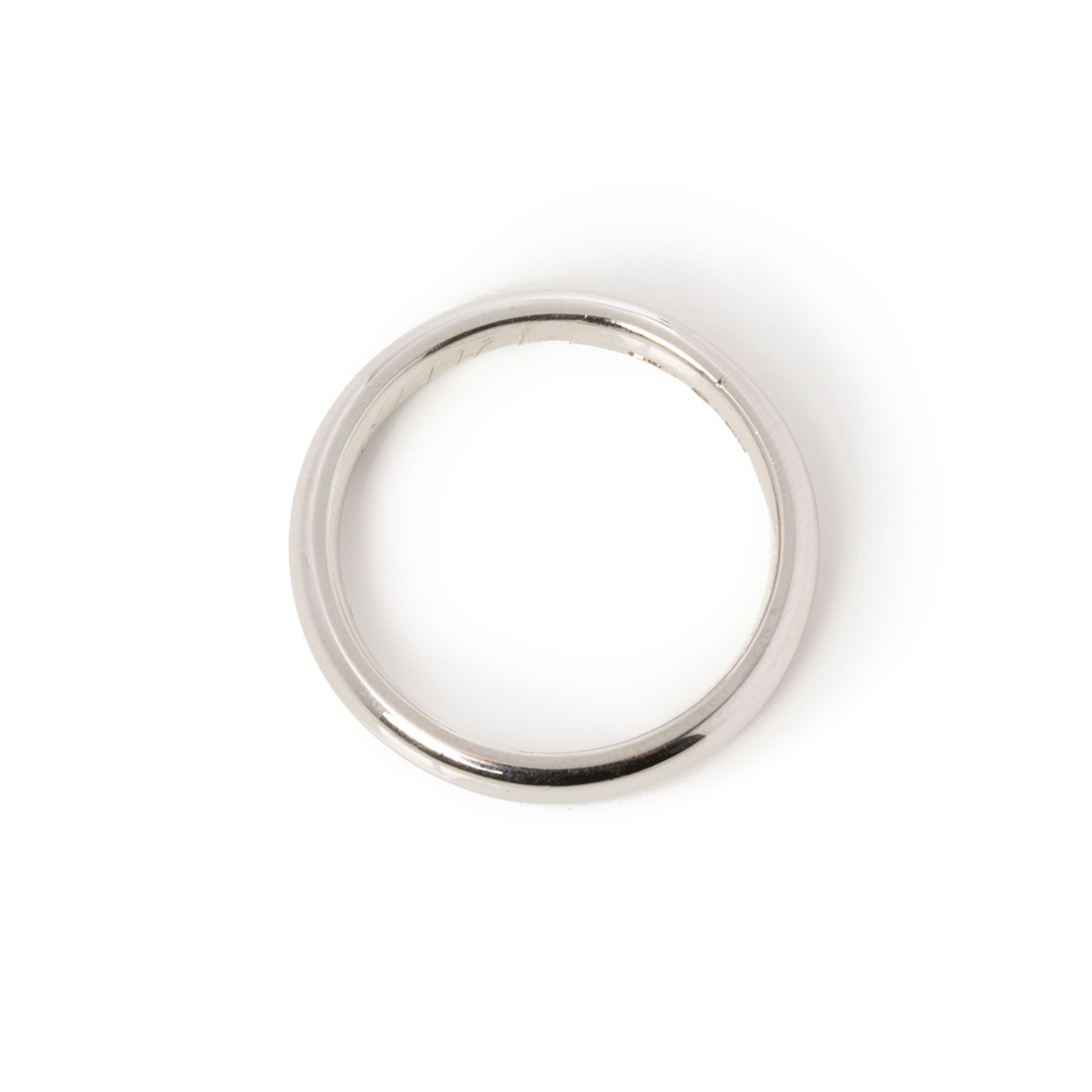 Asprey Platinum 3mm Wedding Band - Image 5 of 8