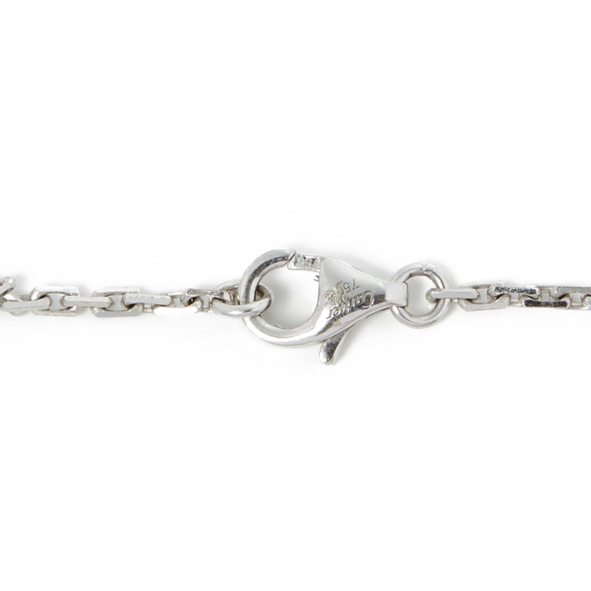 Cartier 18k White Gold Diamond Love Necklace - Bild 3 aus 6