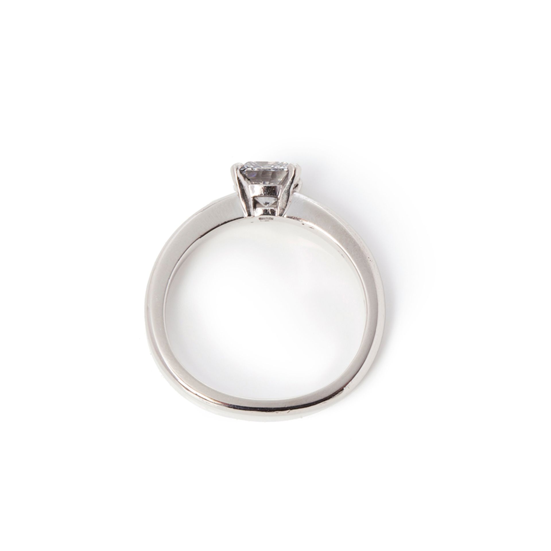 Asprey Platinum 0.87ct Diamond Engagement Ring - Image 5 of 9