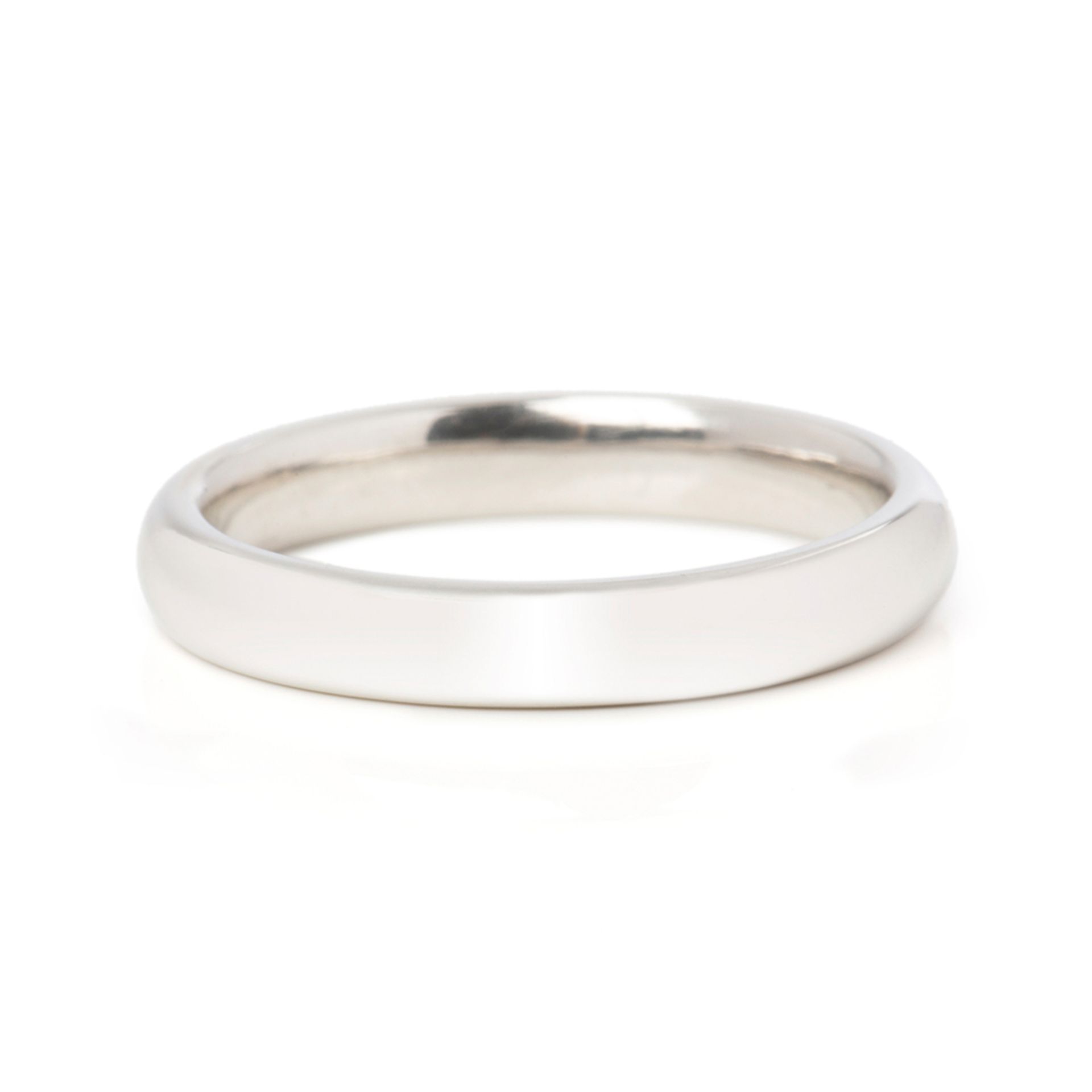 Asprey Platinum 3mm Wedding Band - Image 2 of 8