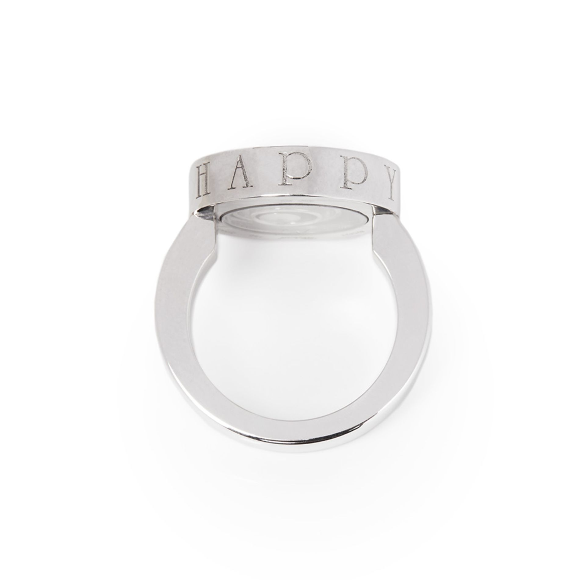 Chopard 18k White Gold Happy Spirit Ring - Image 6 of 10