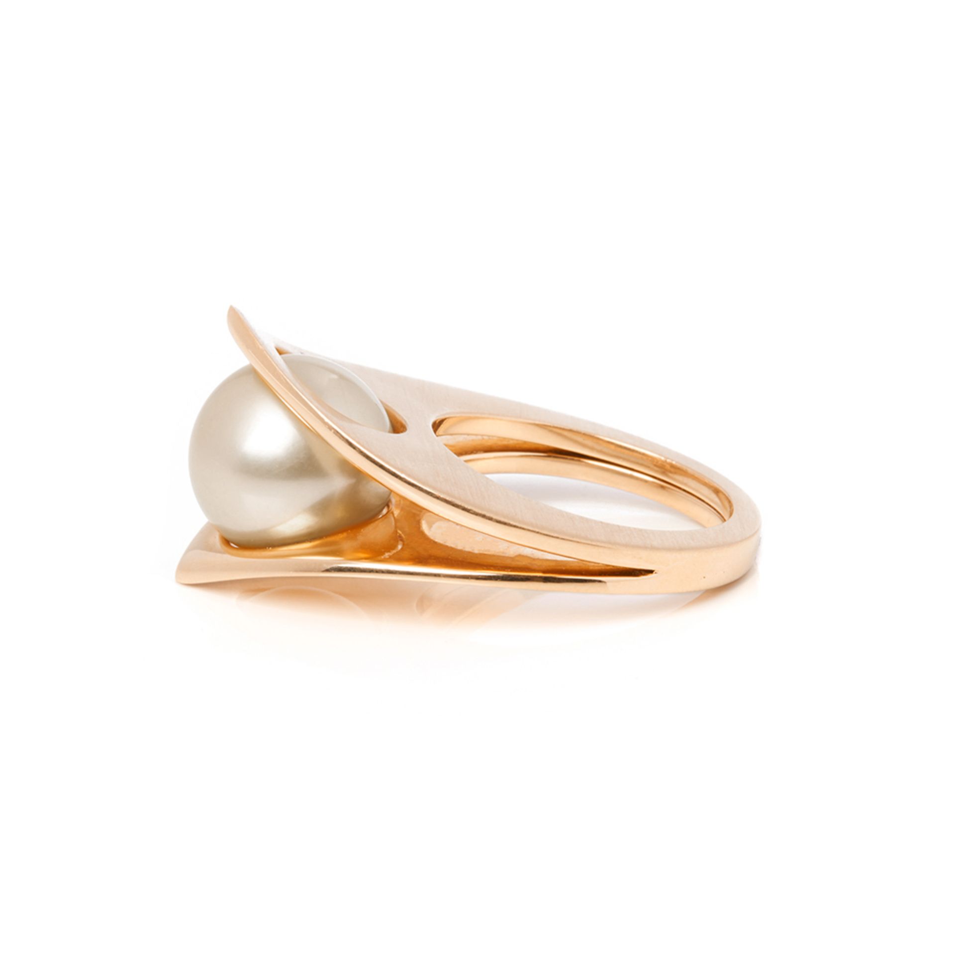 Paul Spurgeon 18k Rose Gold Pearl Ring - Bild 4 aus 7