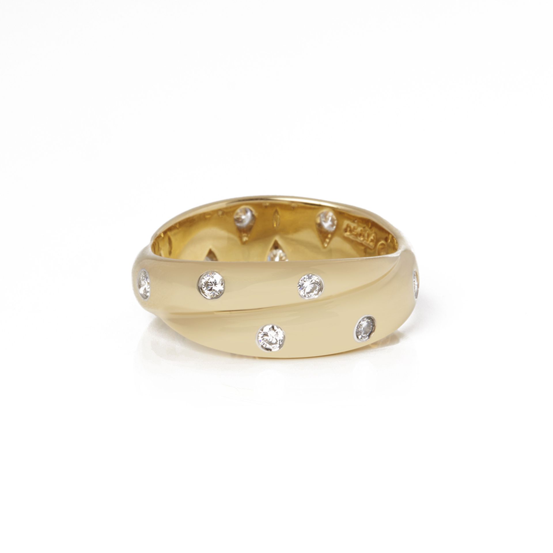 Tiffany & Co. 18k Yellow Gold Diamond Etoile Ring - Bild 3 aus 6