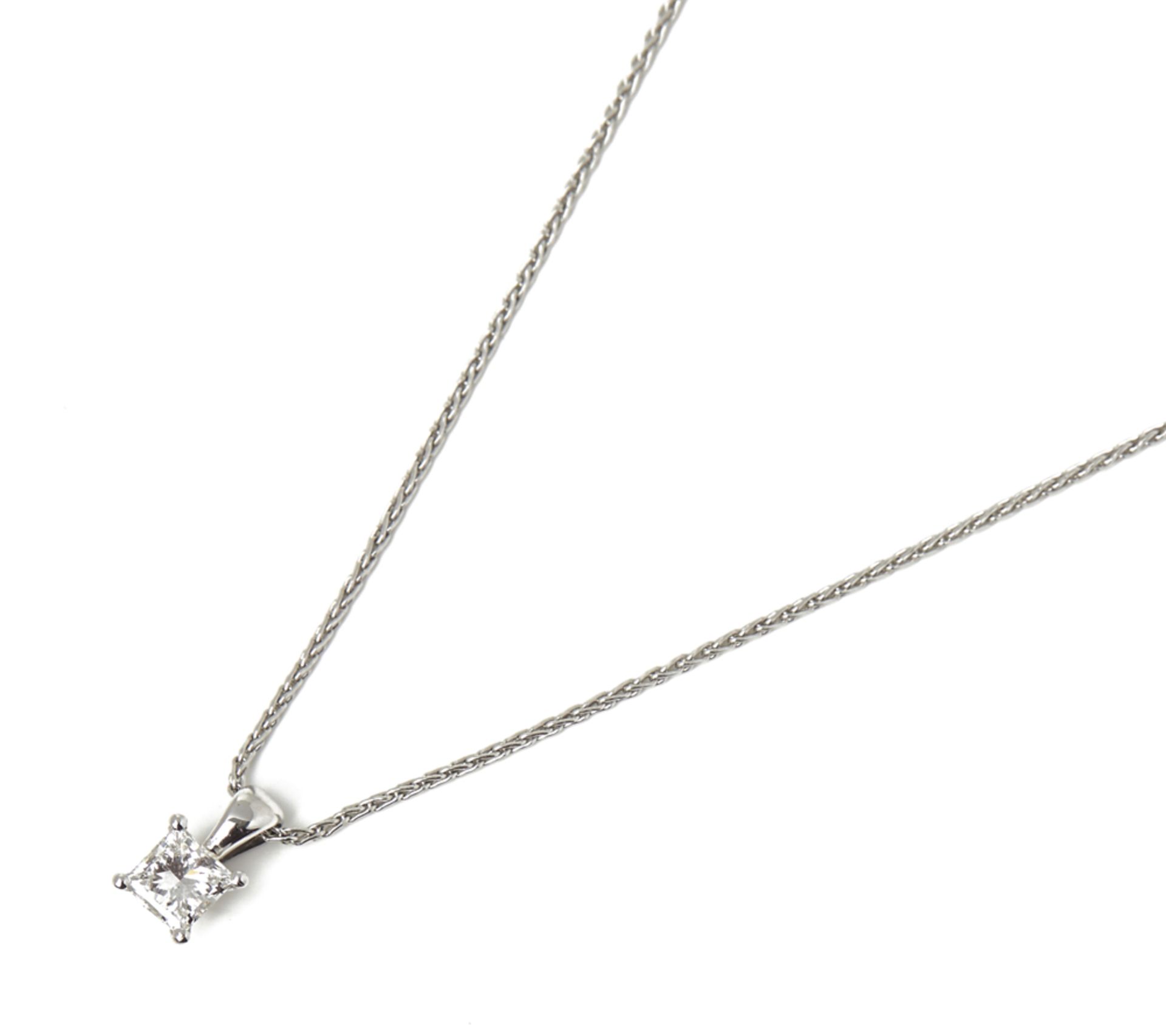 Mappin & Webb Platinum 0.70ct Diamond Necklace