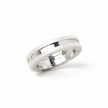 Bulgari 18k White Gold B.Zero 1 Ring Size J