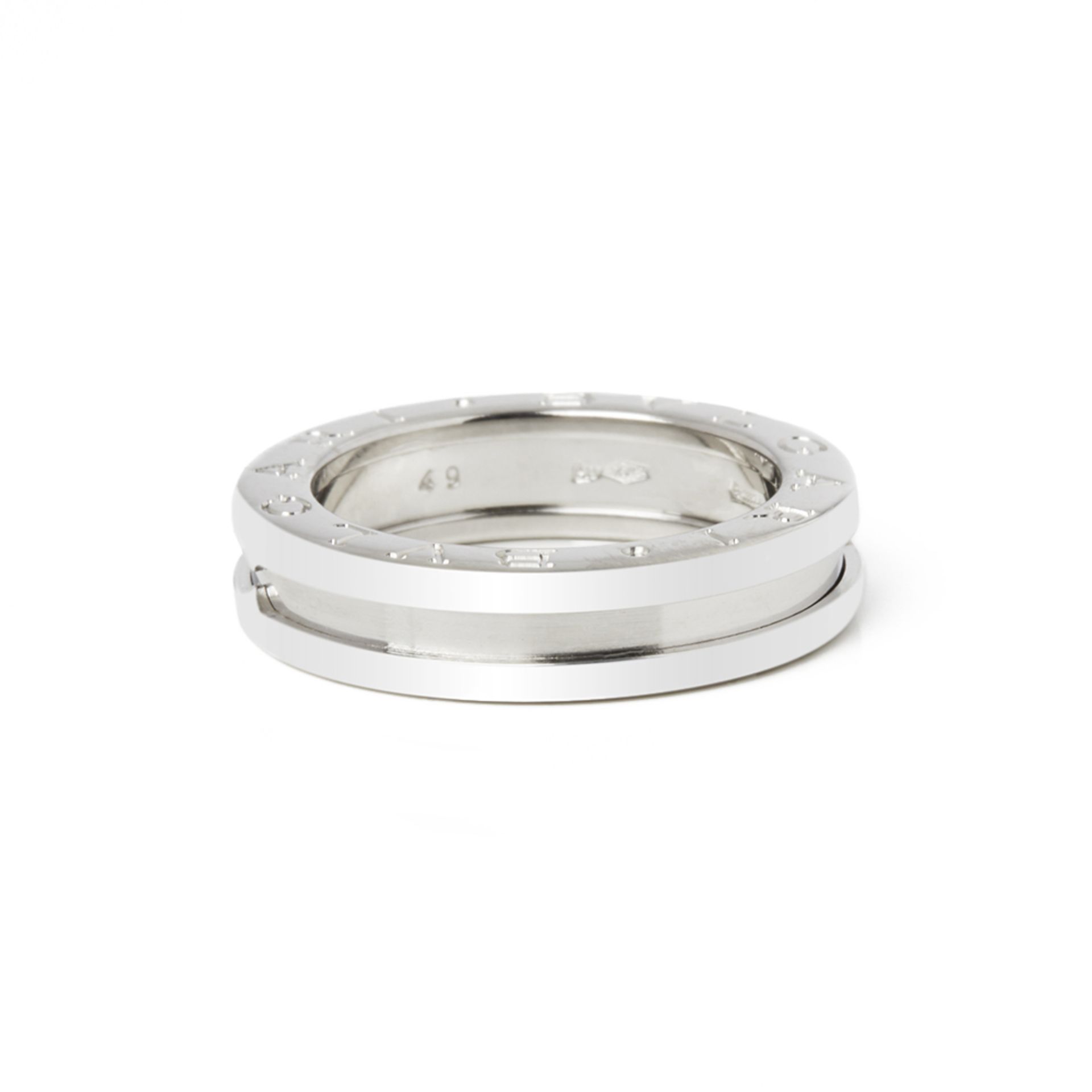 Bulgari 18k White Gold B.Zero 1 Ring Size J - Image 3 of 7