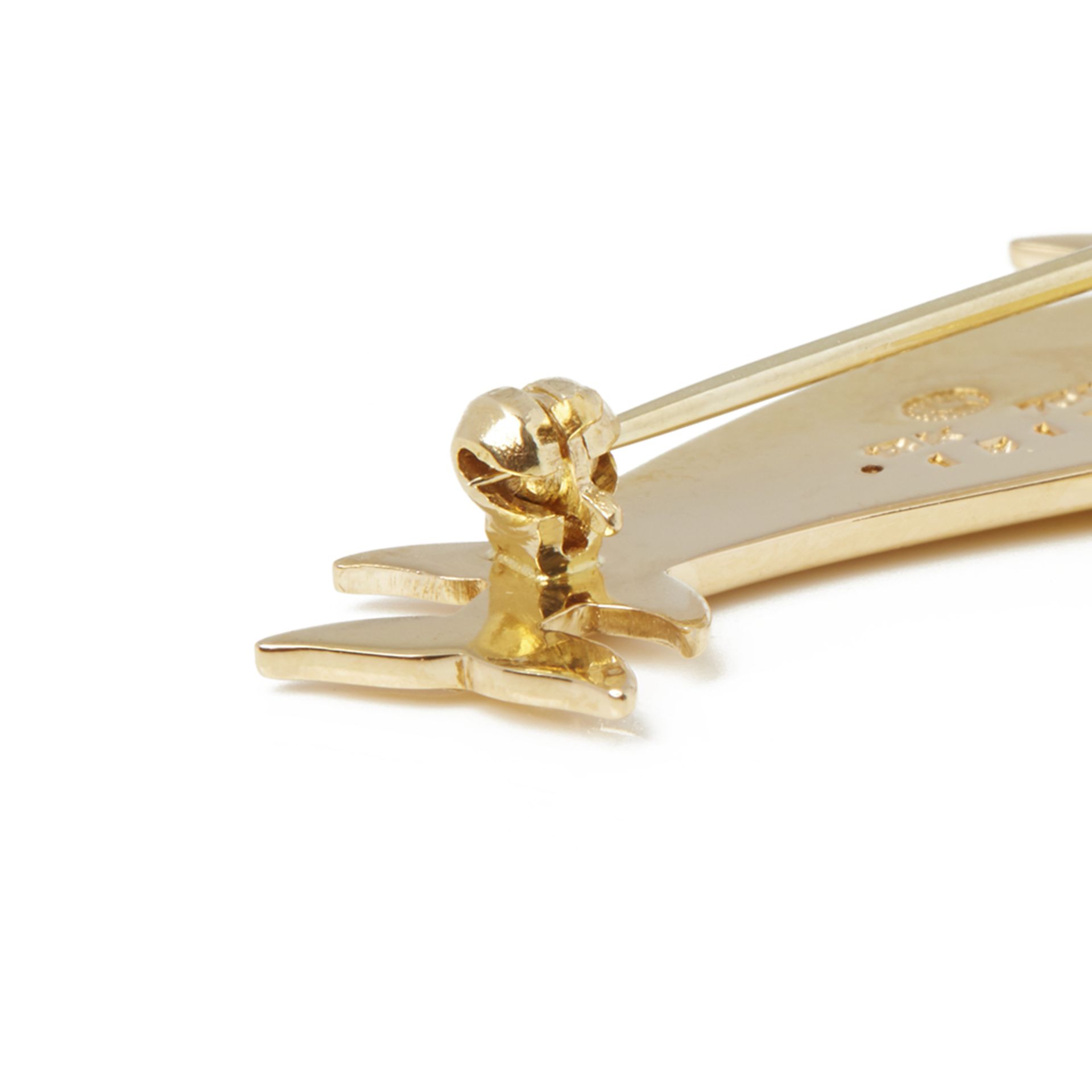 Georg Jensen 18k Yellow Gold Dolphin Brooch - Bild 3 aus 6