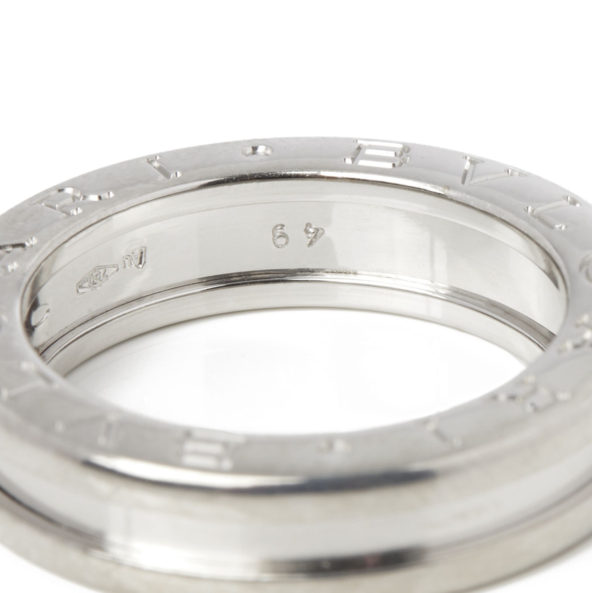 Bulgari 18k White Gold B.Zero 1 Ring Size J - Image 7 of 7