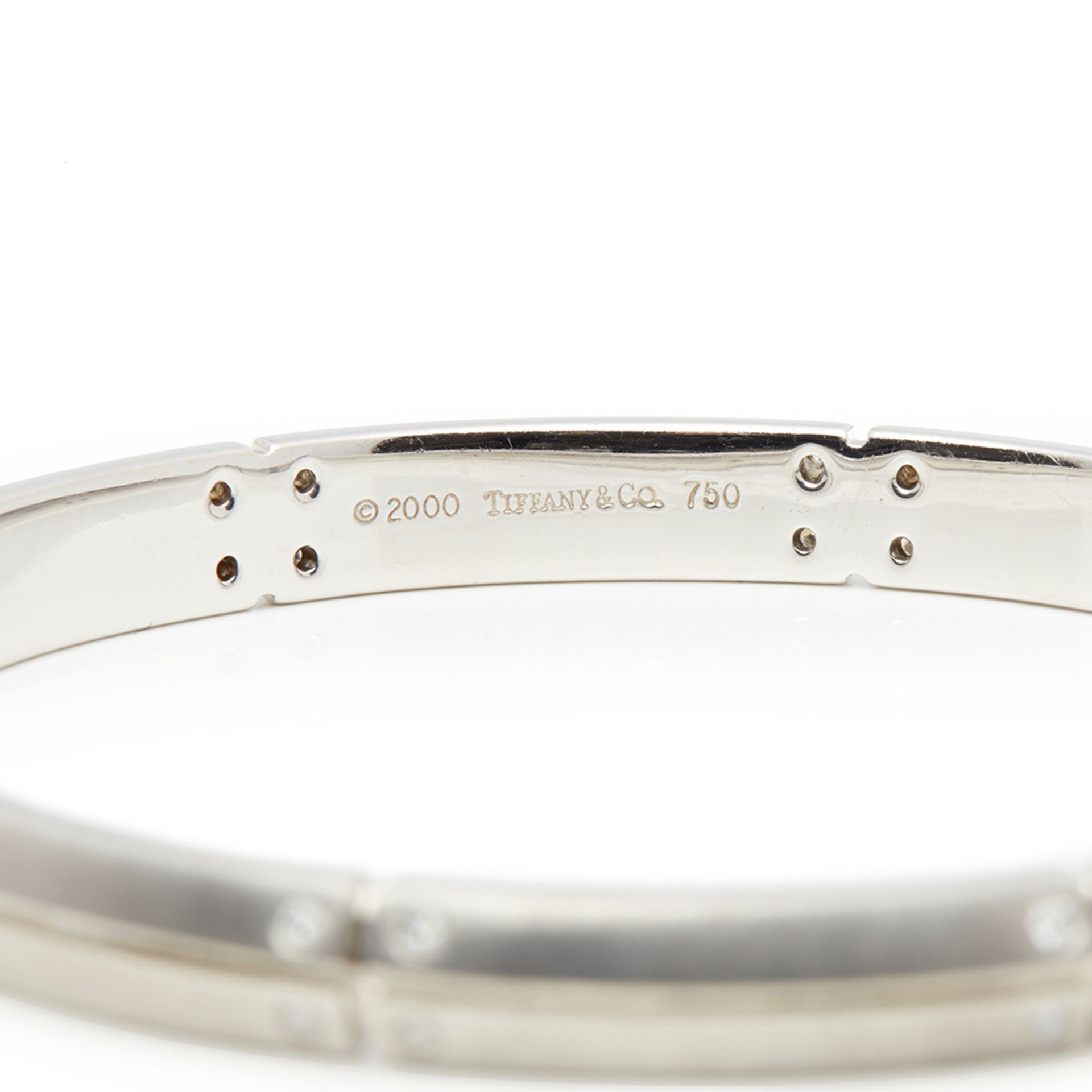 Tiffany & Co. 18k White Gold Diamond Streamerica Bracelet - Image 7 of 8