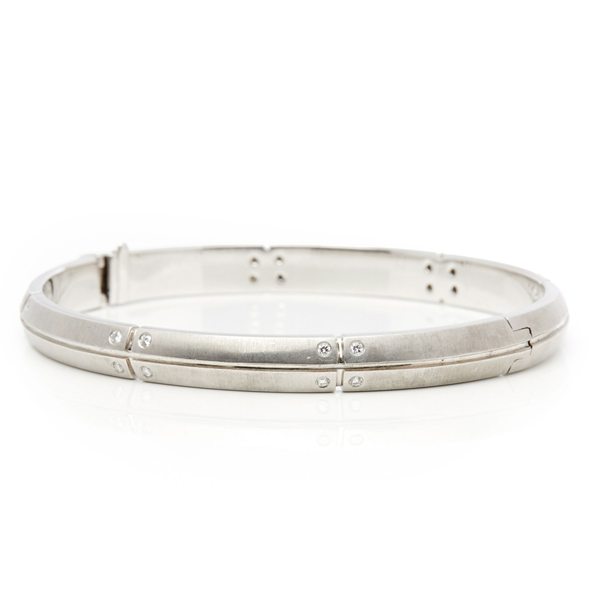 Tiffany & Co. 18k White Gold Diamond Streamerica Bracelet - Image 3 of 8