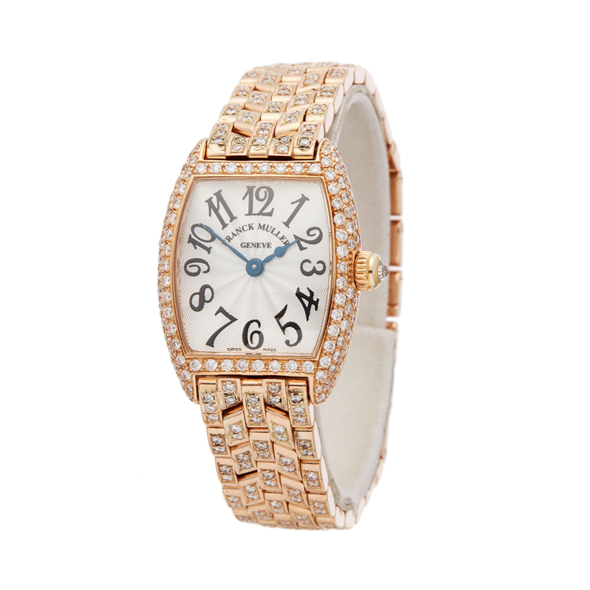 Franck Muller Cintree Curvex Diamond 18K Yellow Gold - 2251QZ - Image 3 of 7